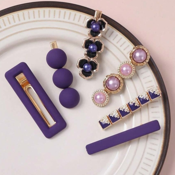 Embellished Hair Clips Set #2 - Picture 4 of 4